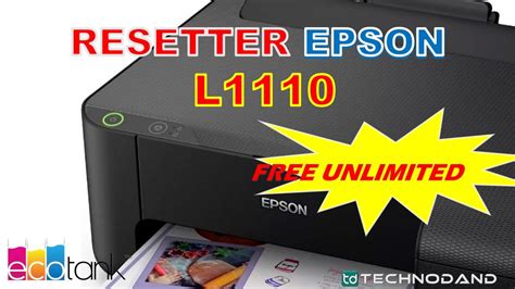 resetter epson l1110 online|Epson L1110 .